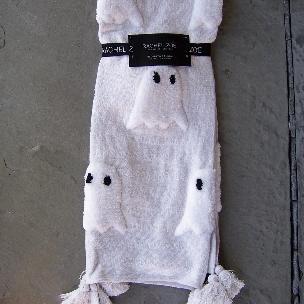 NEW 2023 Rachel Zoe Ghost Throw Blanket NWT